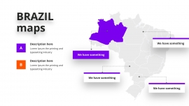 Карта Бразилия